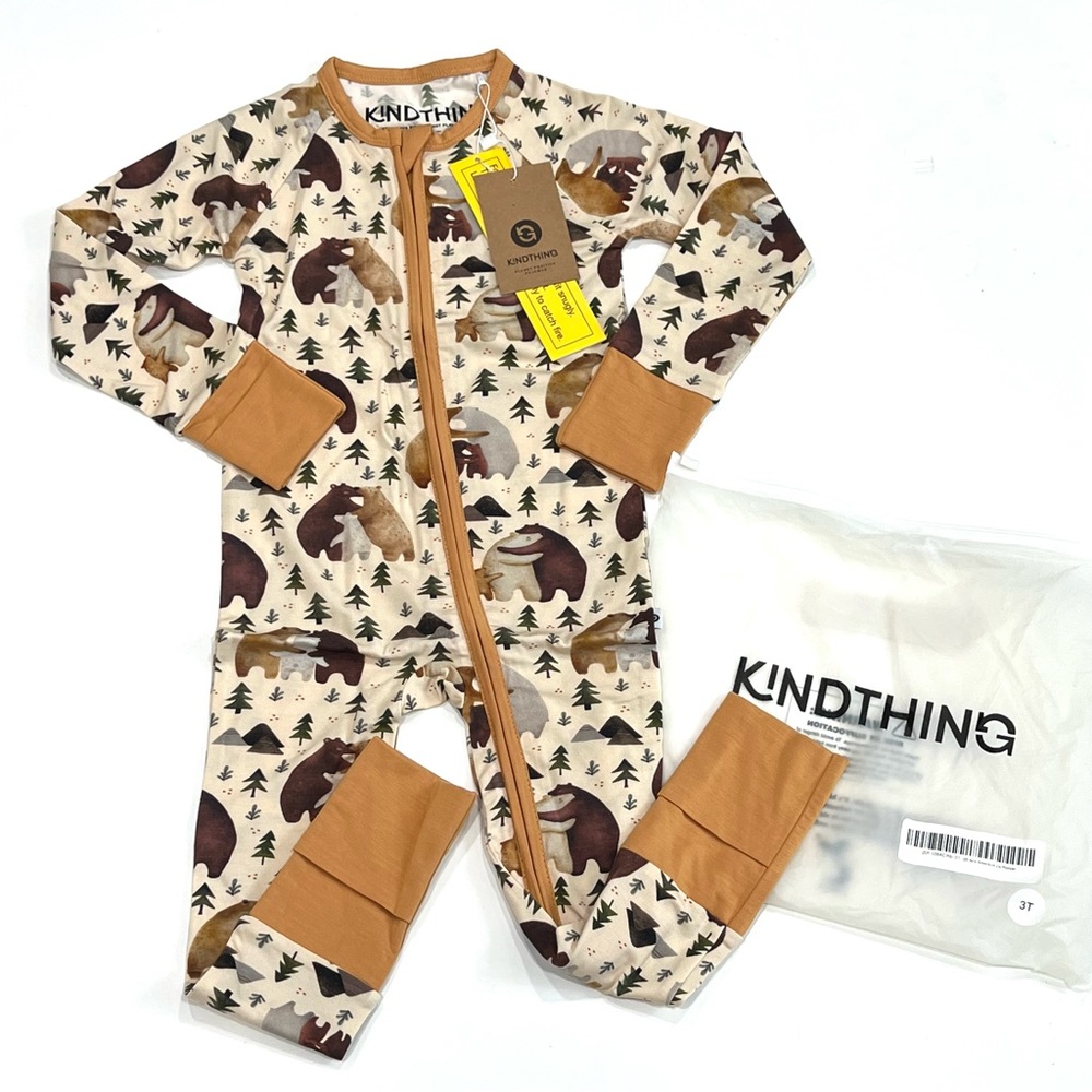 Kindthing modal bear zippy 3T NEW - Picture 1 of 4
